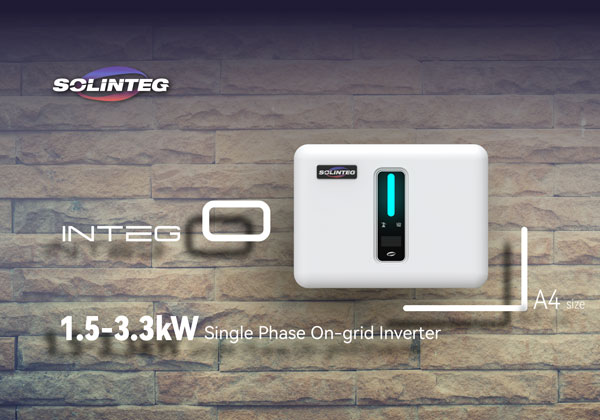 Solinteg launches new product: Integ O single phase 1-3.3kW compact on-grid inverter